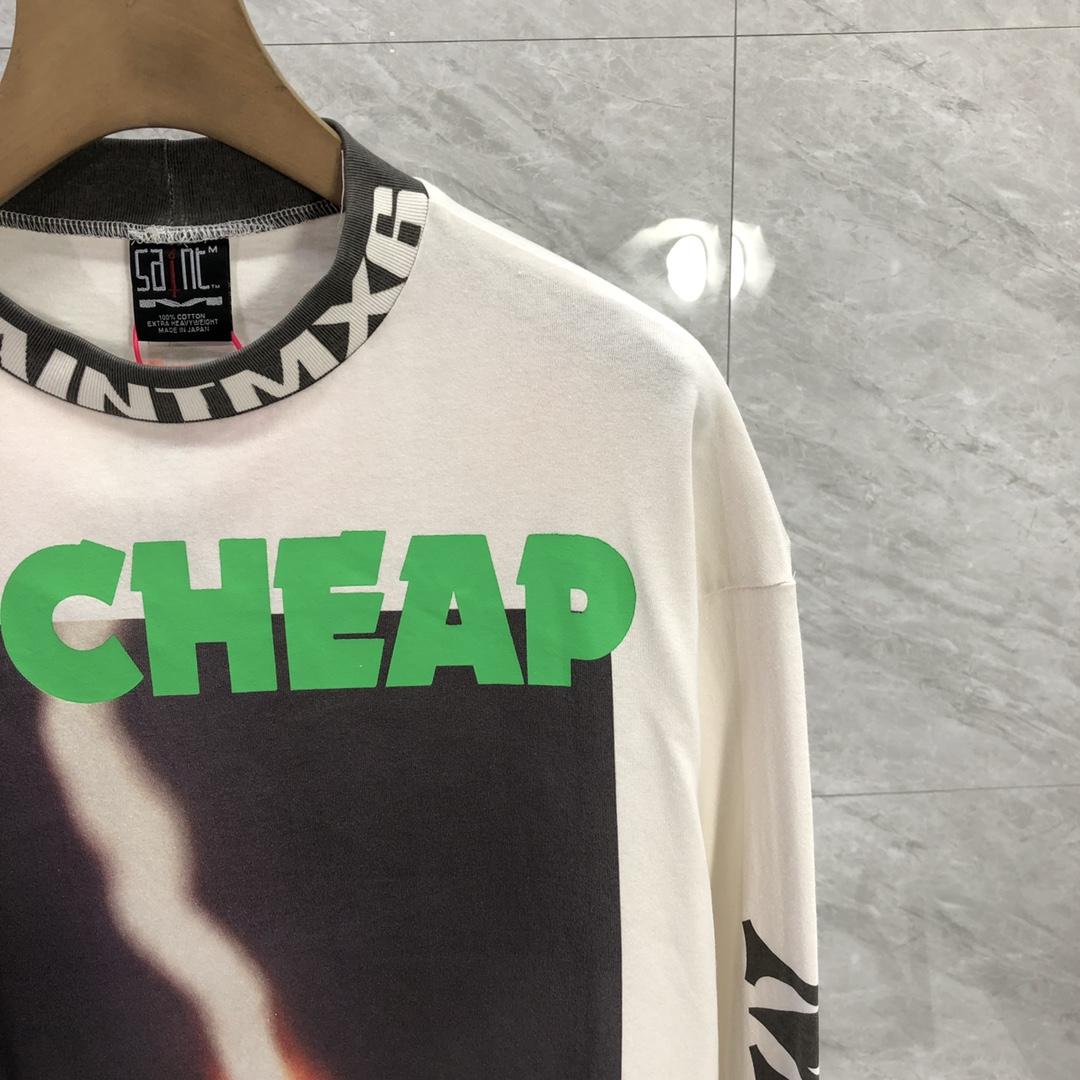 Saint Michael 'A Cheap Holiday' Printed Longsleeve - FashionPlug
