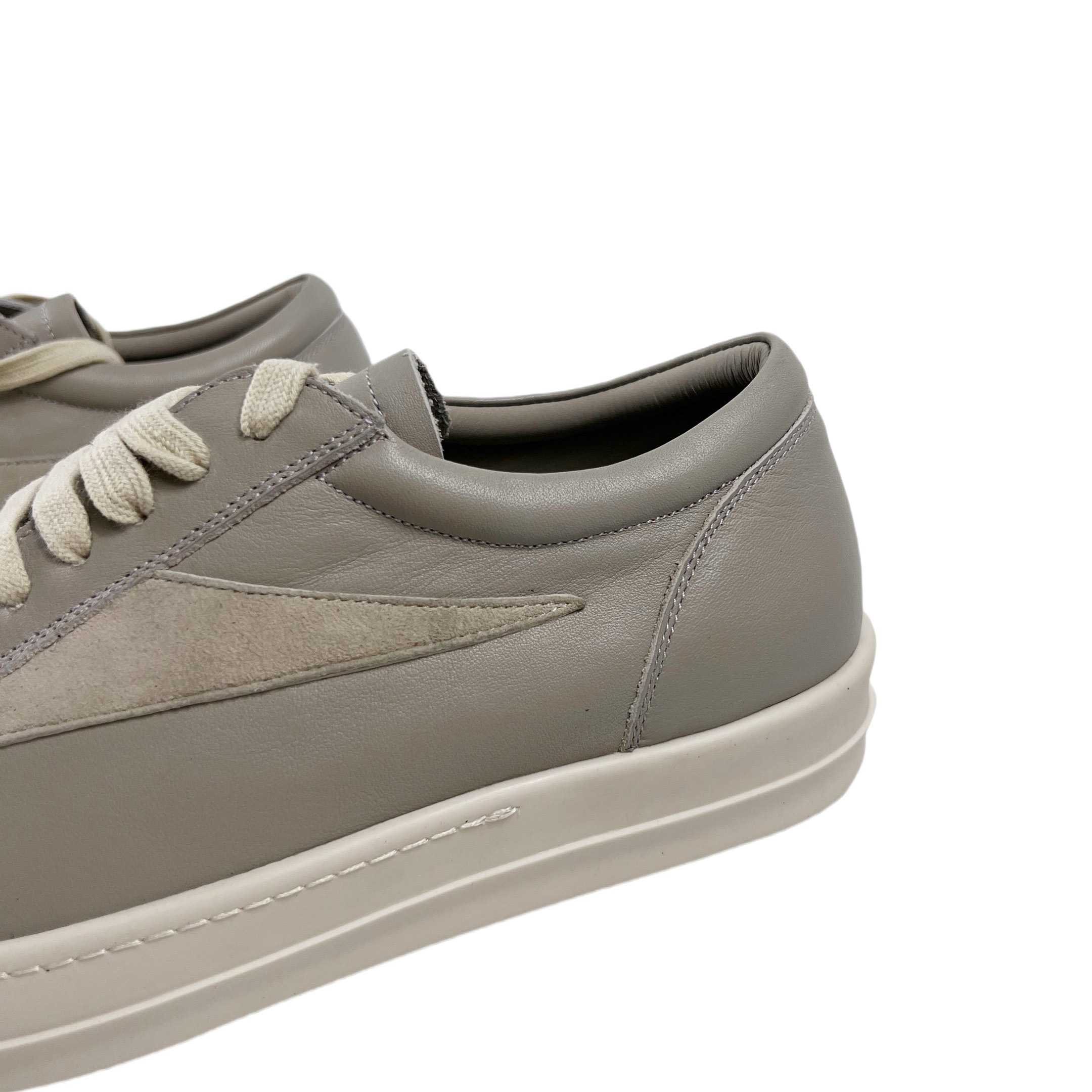 Rick Owens Lido Vintage Leather Sneakers - FashionPlug
