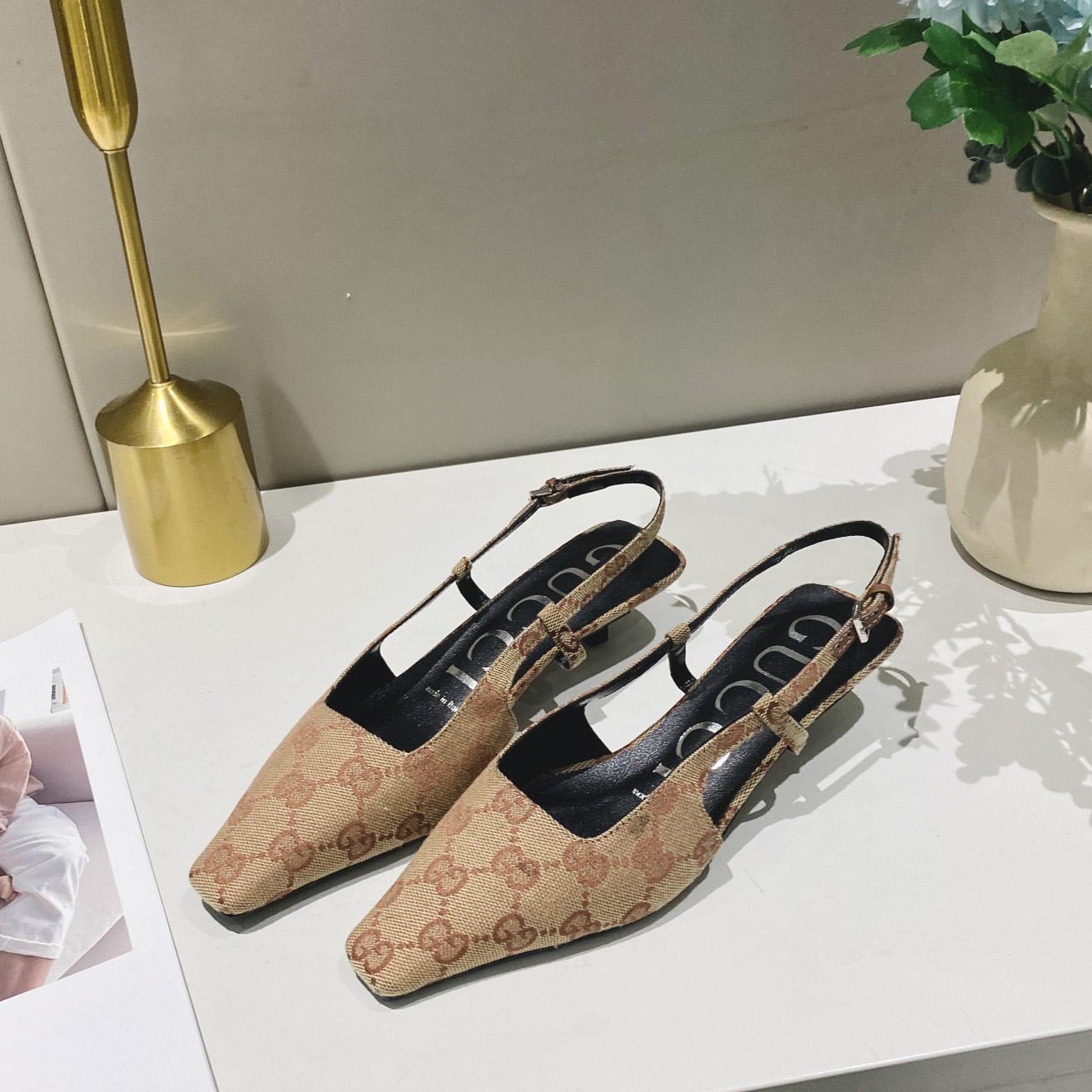 Gucci Women's GG Slingback Ballet Flat - FashionPlug