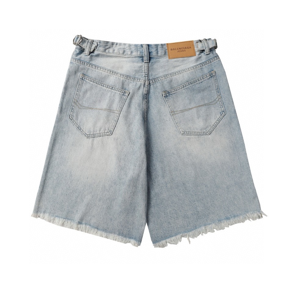 Balenciaga Denim Shorts - FashionPlug
