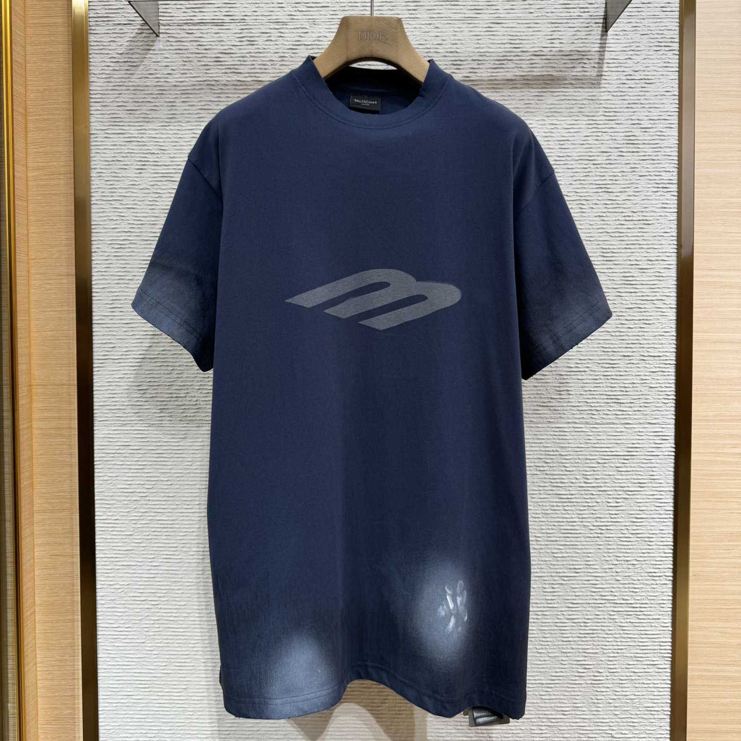Balenciaga Unisex 3B Stencil Oversized T-shirt In Cotton - FashionPlug