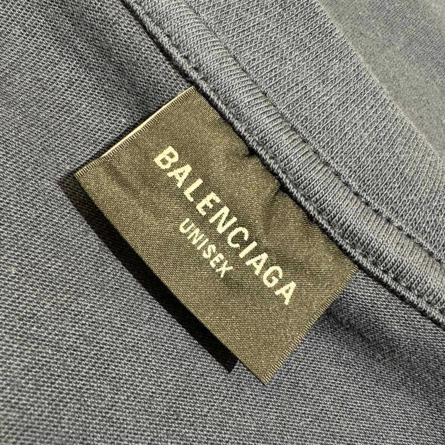 Balenciaga Unisex 3B Stencil Oversized T-shirt In Cotton - FashionPlug