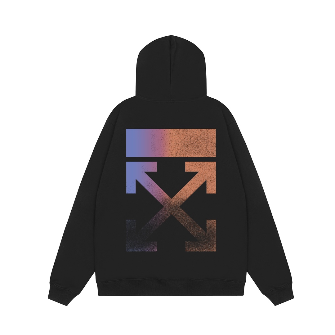 Off-White Gradient Arrows Hoodie - FashionPlug