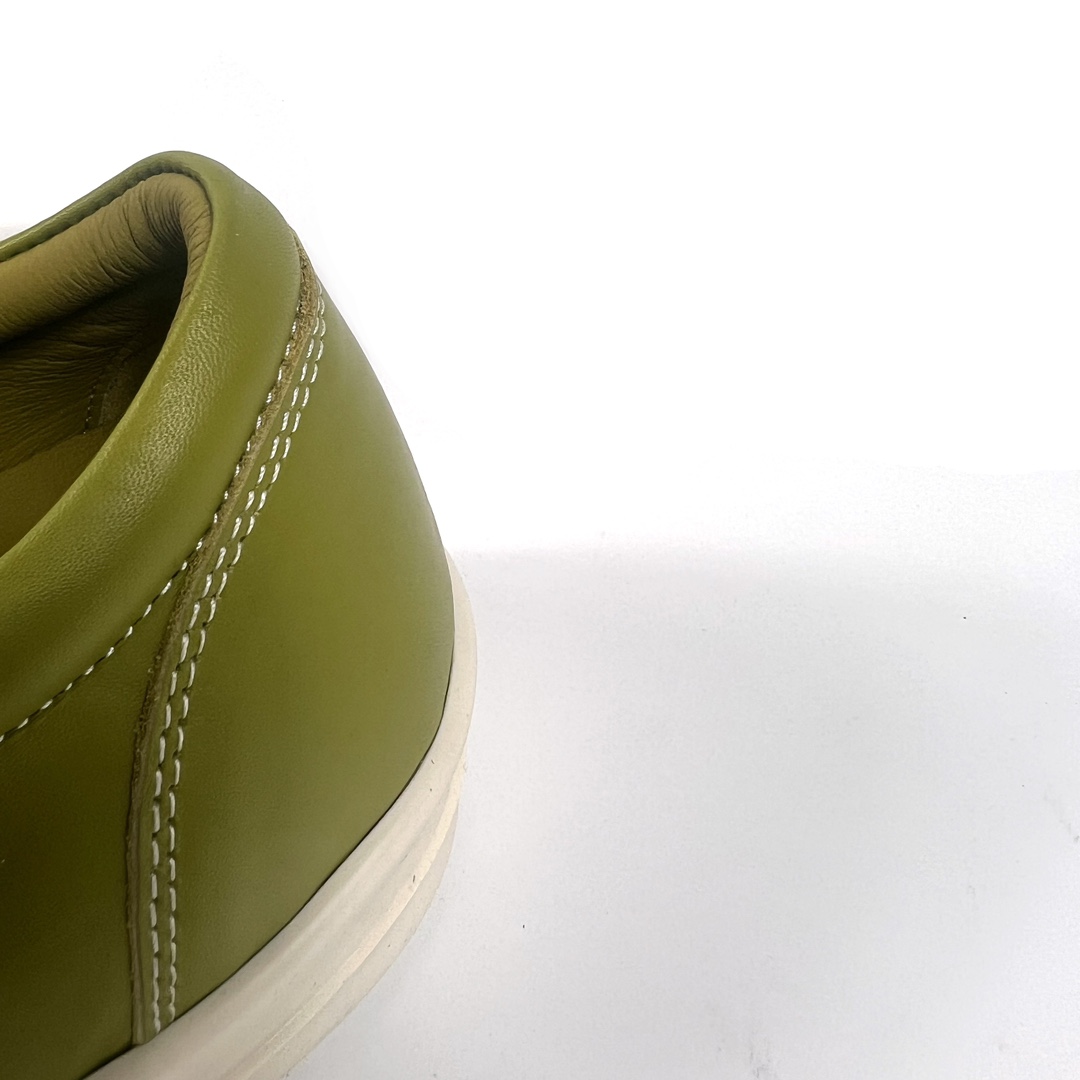 Rick Owens Lido Vintage Leather Sneakers - FashionPlug