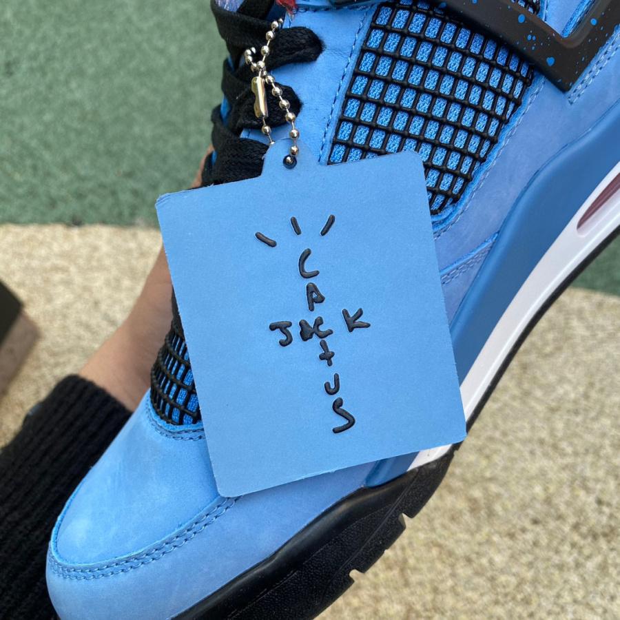 Air Jordan 4 x Travis Scott Cactus Sneaker  308497-406 - FashionPlug