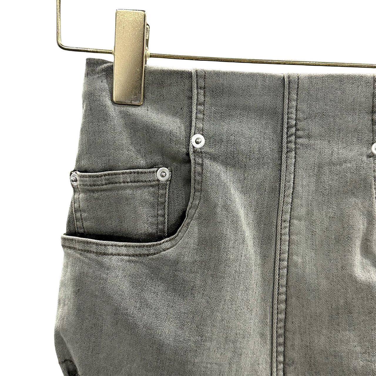 Rick Owens Distressed High-waist Mini Shorts  - FashionPlug
