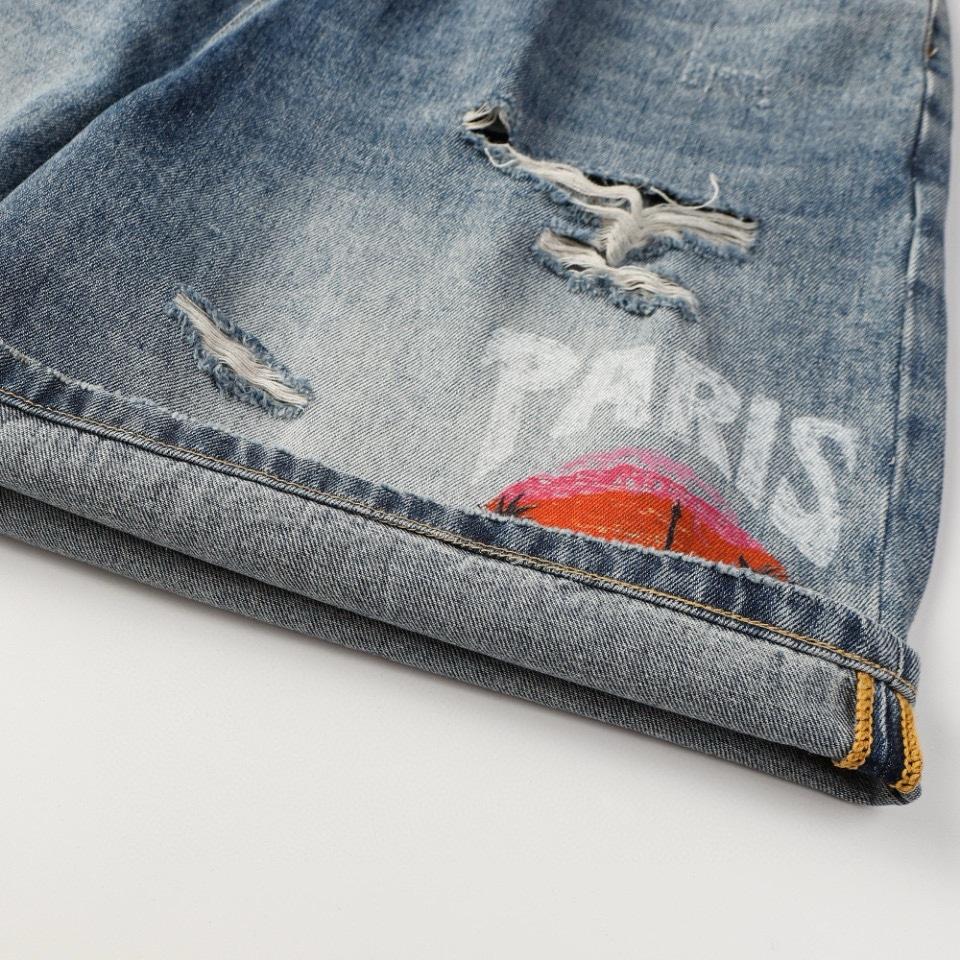 Balenciaga Denim Shorts - FashionPlug