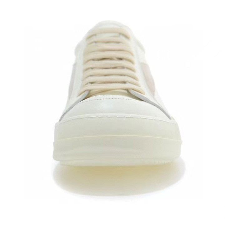 Rick Owens Lido Vintage leather sneakers - FashionPlug