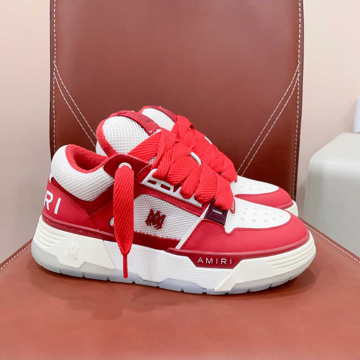 Amiri MA-1 Low Top Lace Up Sneakers - FashionPlug
