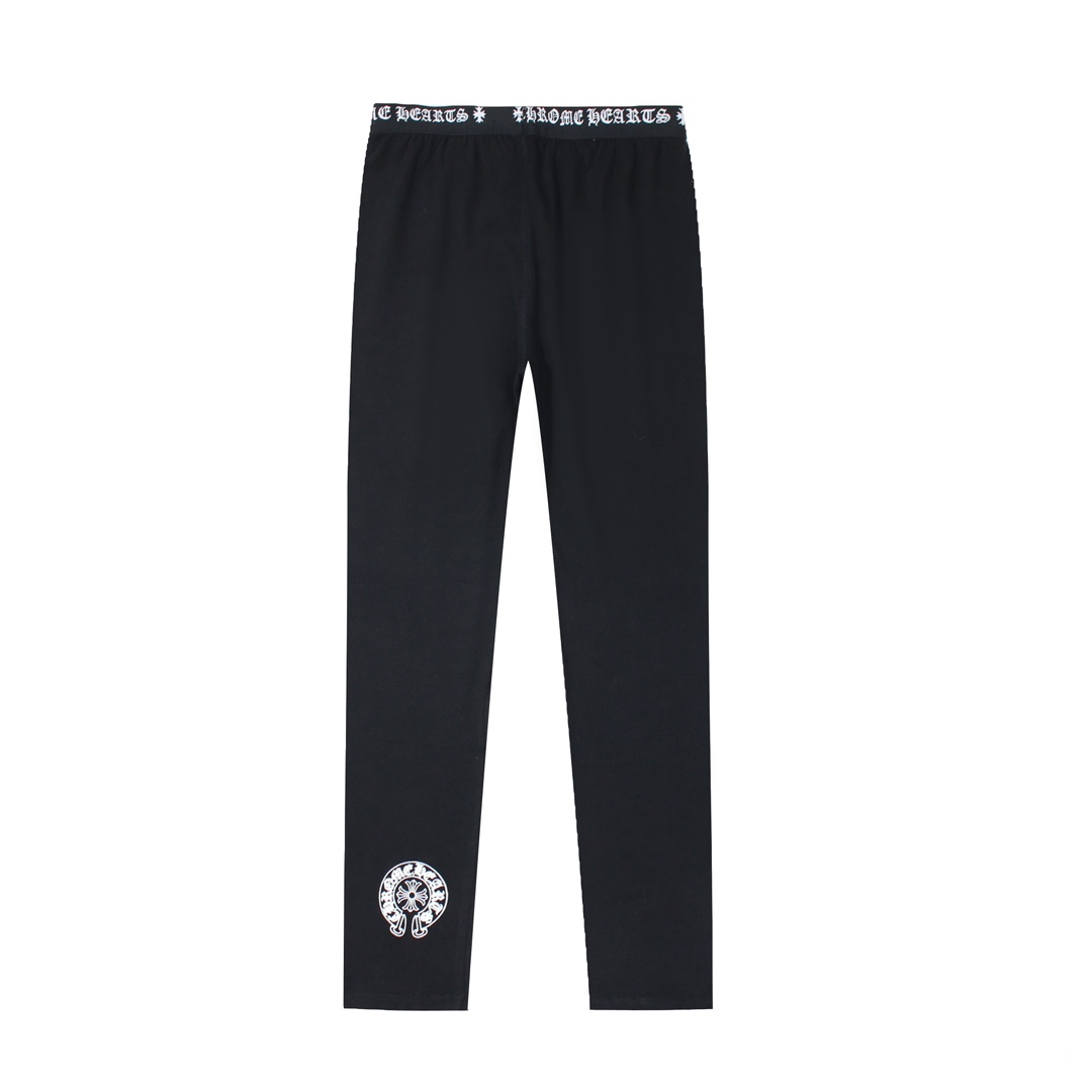 Chrome Hearts Logo Leggings - FashionPlug