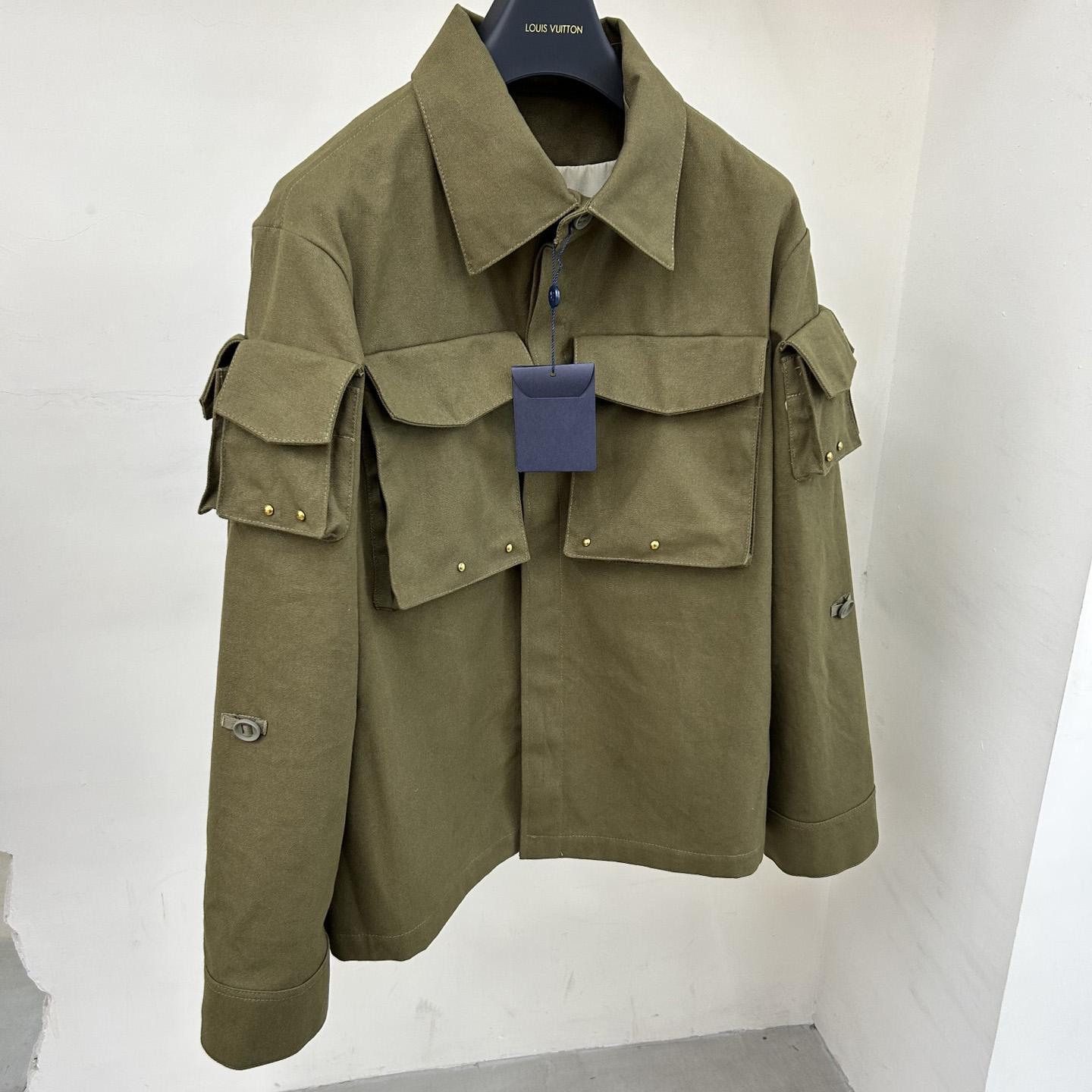Louis Vuitton Cotton Utility Overshirt - FashionPlug