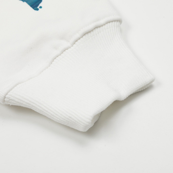 Off-White Cotton Hoodie - FashionPlug