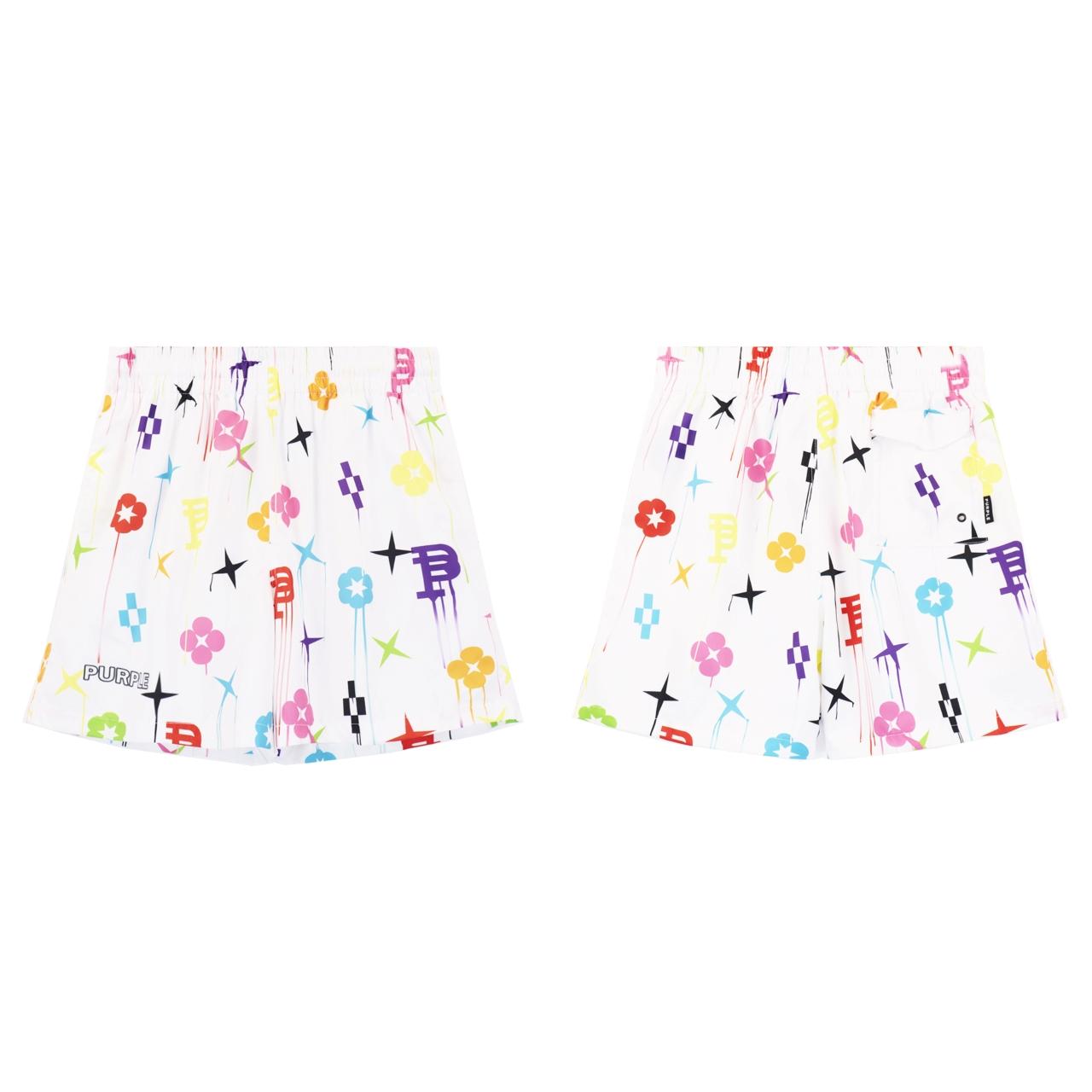 Purple-Brand All Around Short 'All Over Print' - FashionPlug