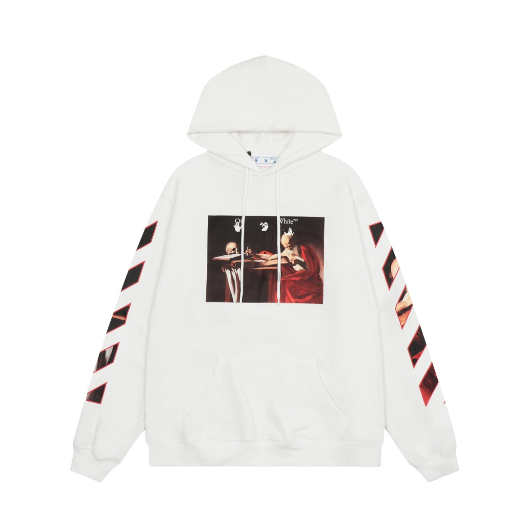 Off-White Caravaggio Slim Hoodie - FashionPlug