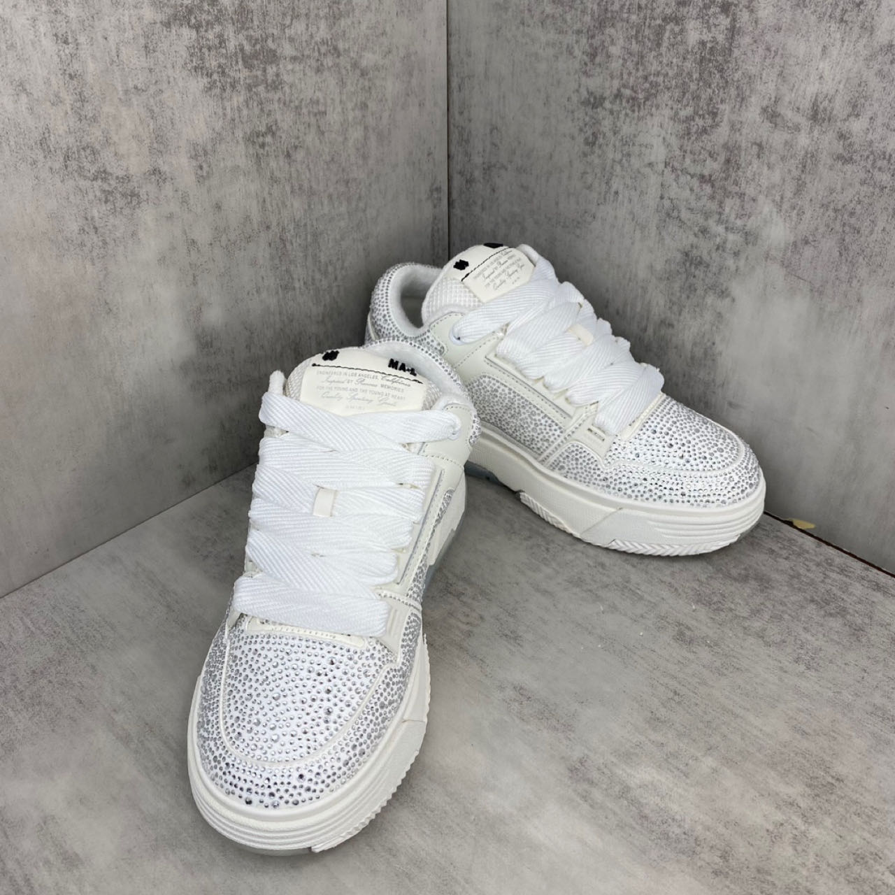 Amiri Crystal Ma-1 Sneakers - FashionPlug