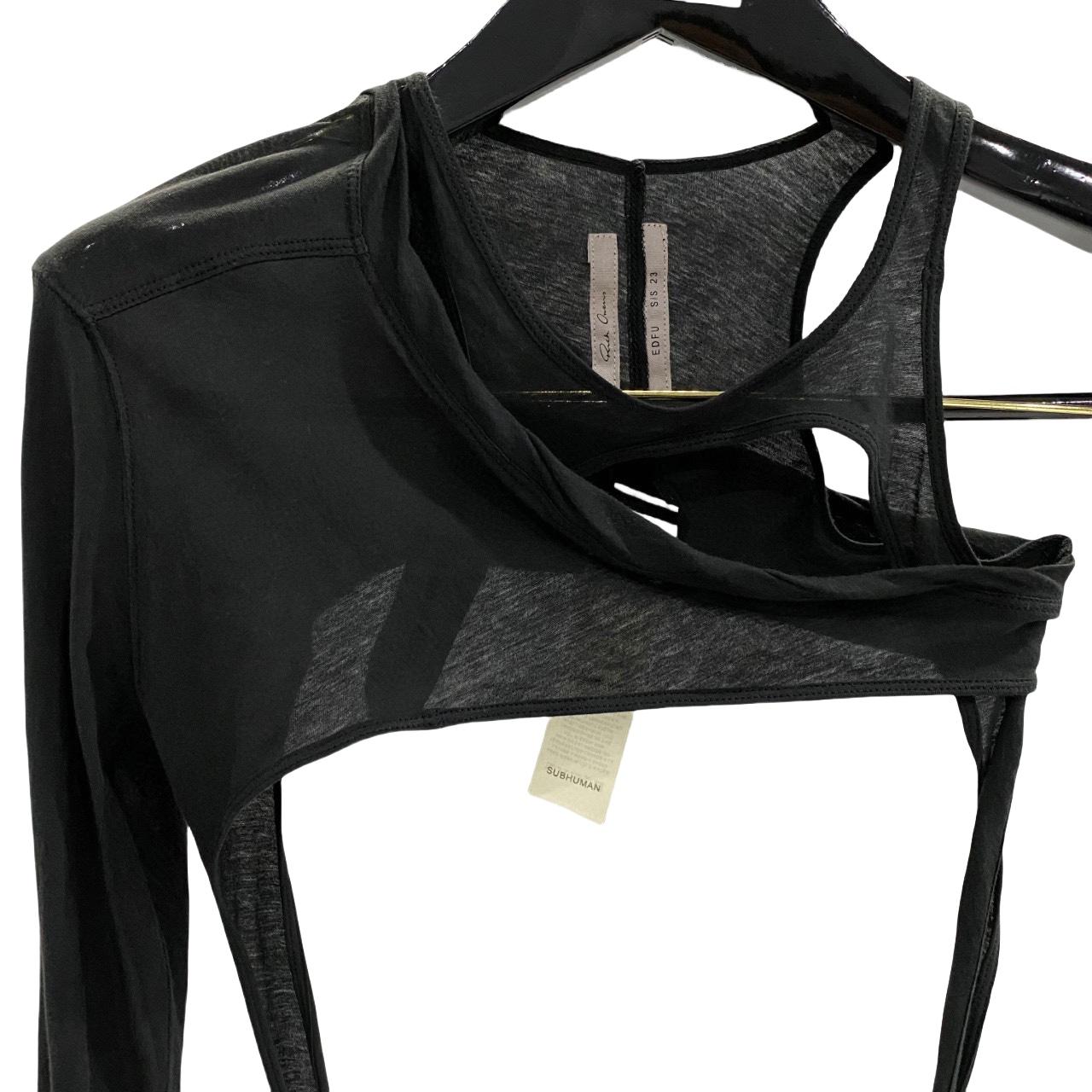 Rick Owens Asymmetric Sleeve Top - FashionPlug