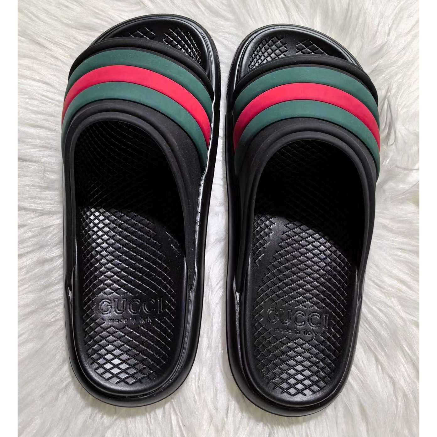 Gucci Web Slide Sandal - FashionPlug