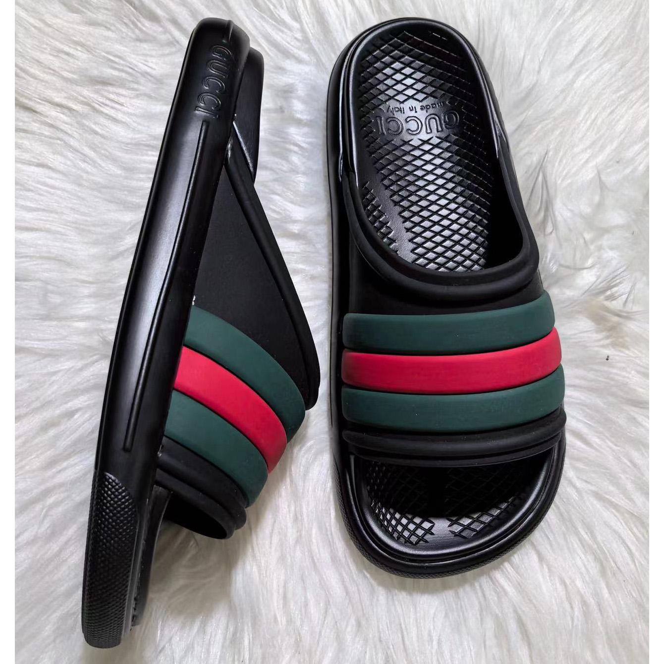 Gucci Web Slide Sandal - FashionPlug