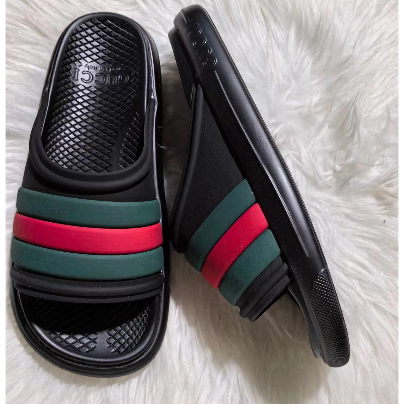 Gucci Web Slide Sandal - FashionPlug