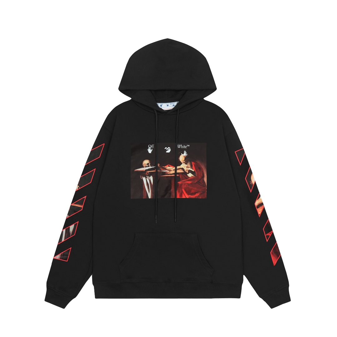 Off-White Caravaggio Slim Hoodie - FashionPlug