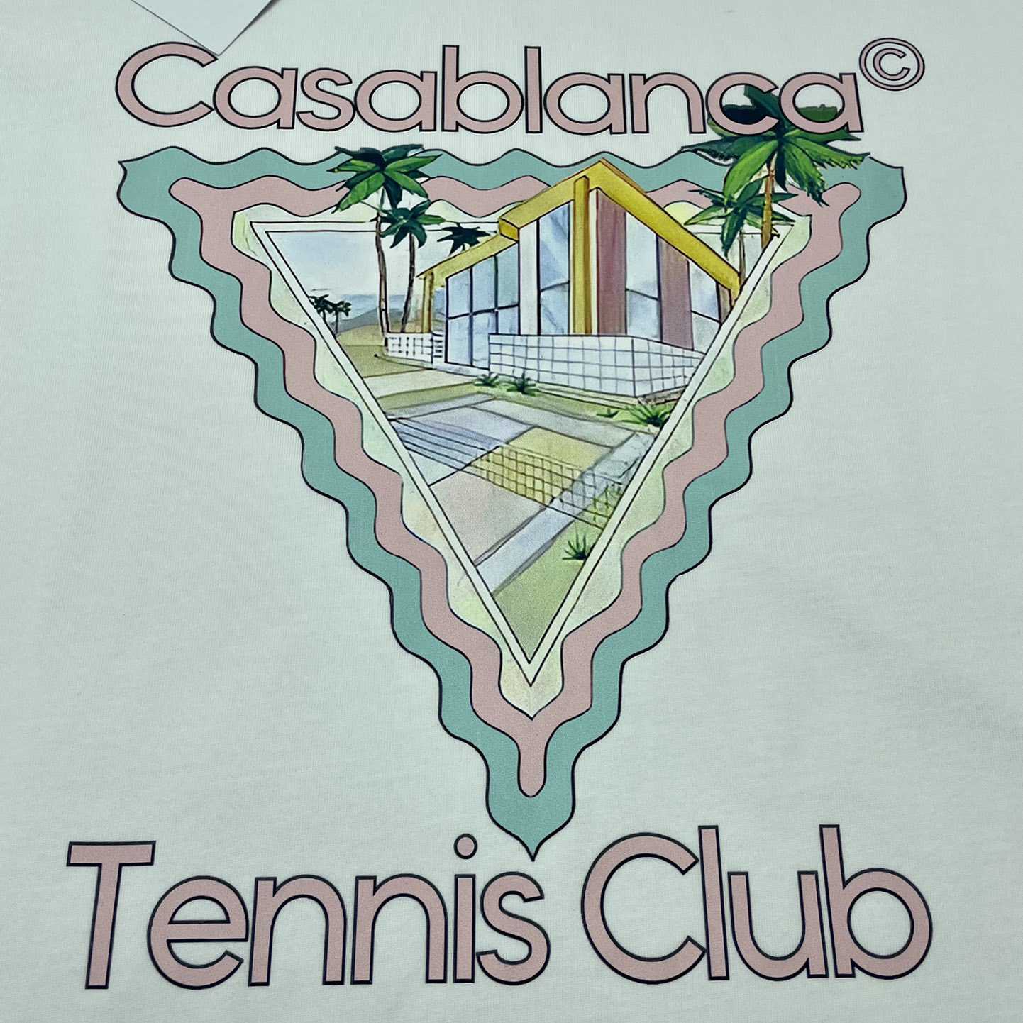 Casablanca  Tennis Club Icon T-shirt  C875 - FashionPlug
