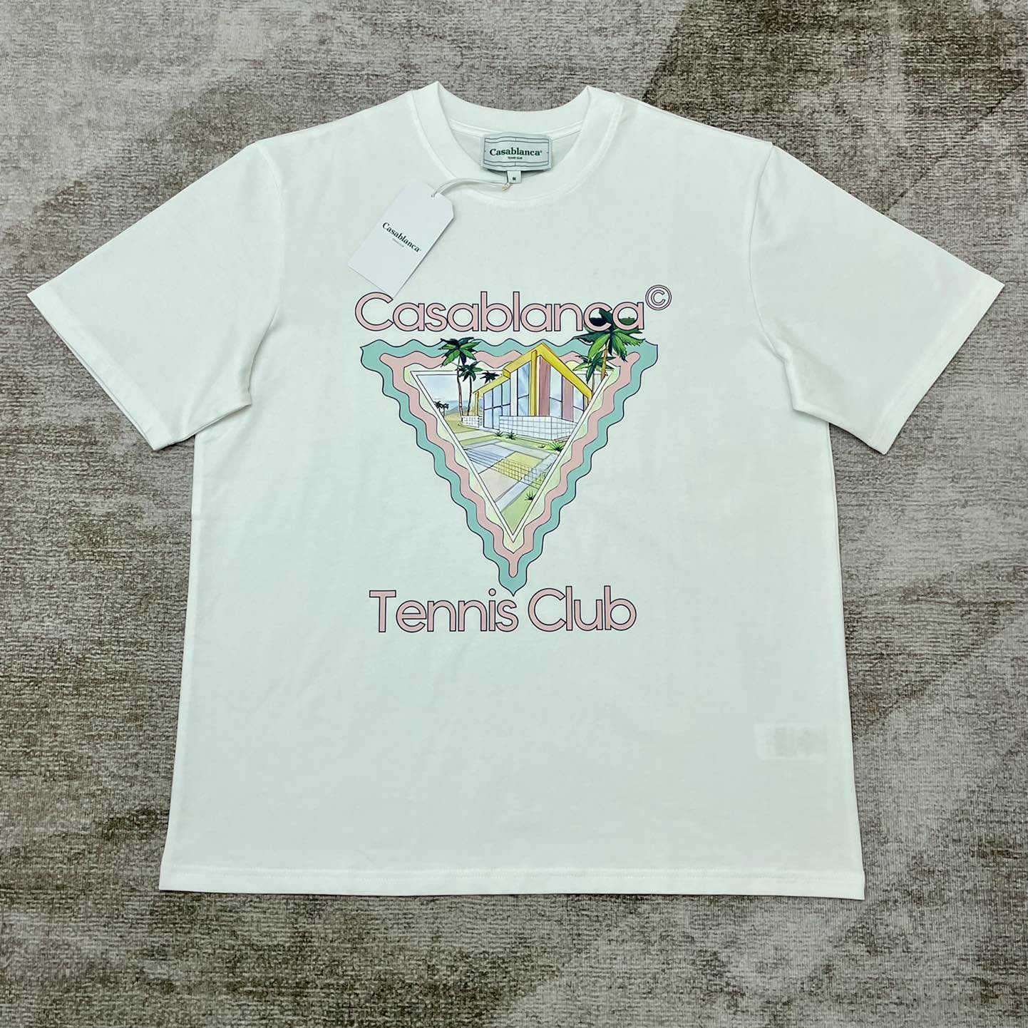 Casablanca  Tennis Club Icon T-shirt  C875 - FashionPlug
