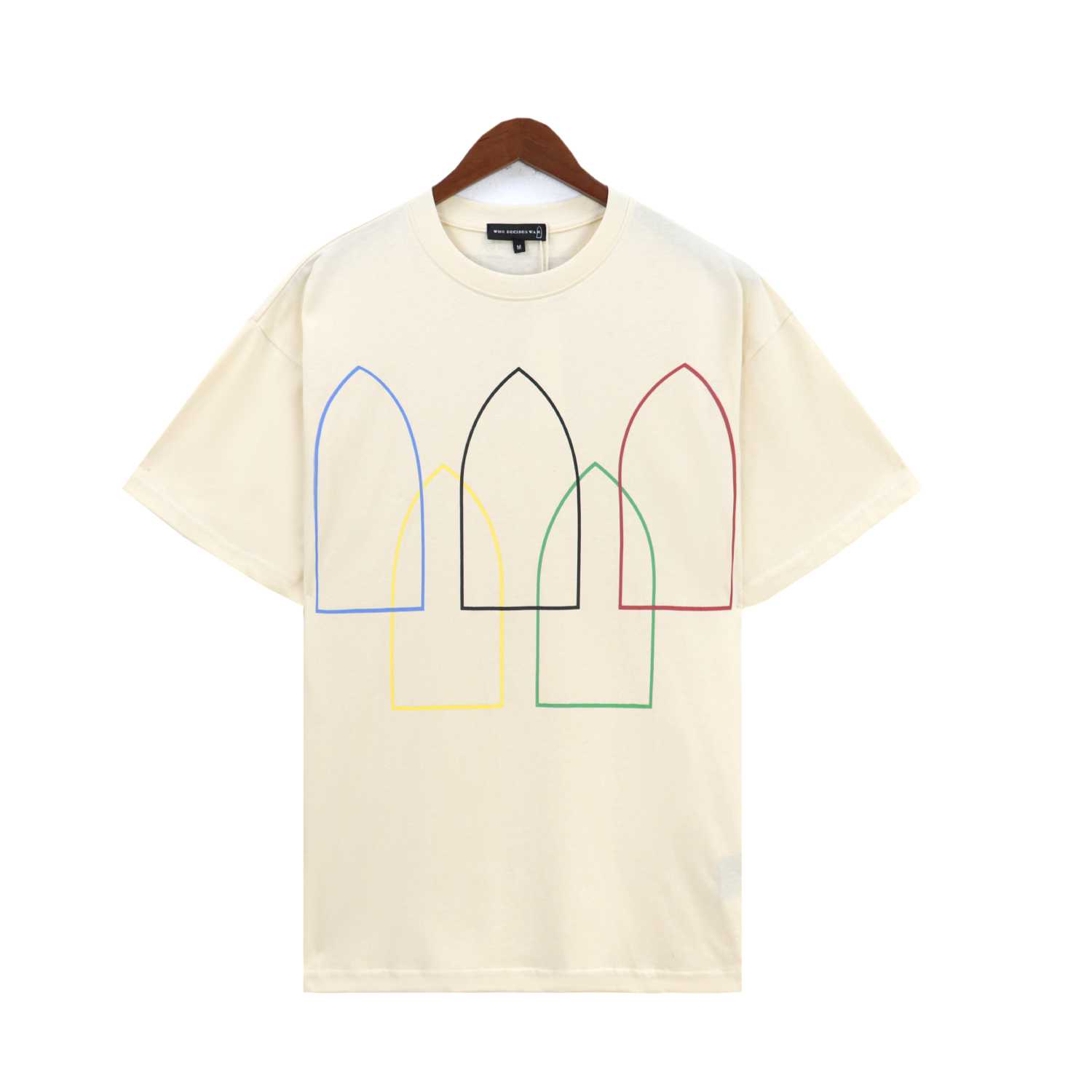 Who Decides War Interwoven Windows Short-Sleeve 'Coal' - FashionPlug
