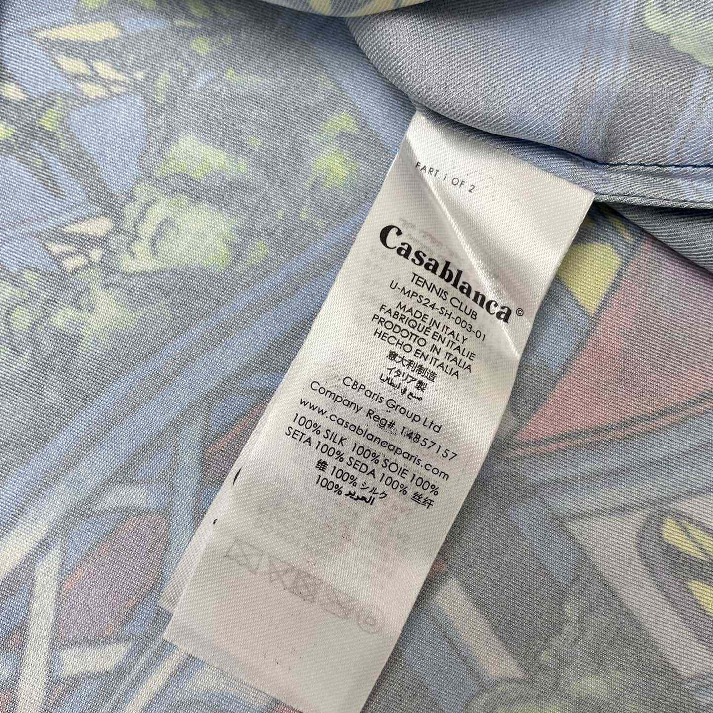 Casablanca The Night View Silk Shirt   CA3468 - FashionPlug