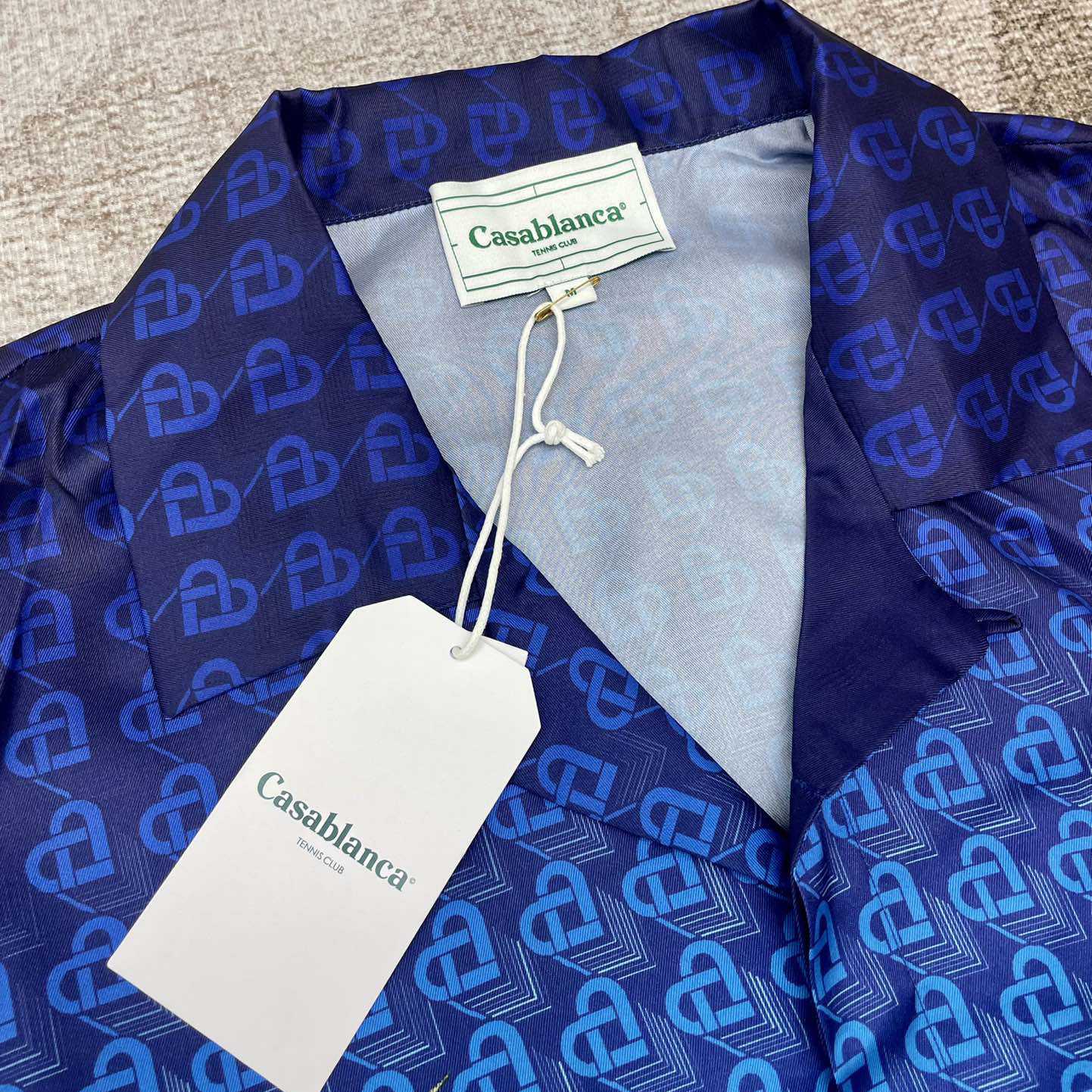 Casablanca The Night View Silk Shirt   CA3468 - FashionPlug