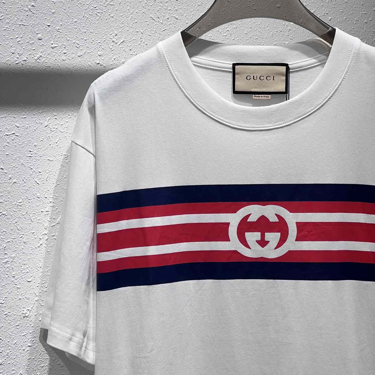 Gucci Cotton Jersey T-shirt  - FashionPlug
