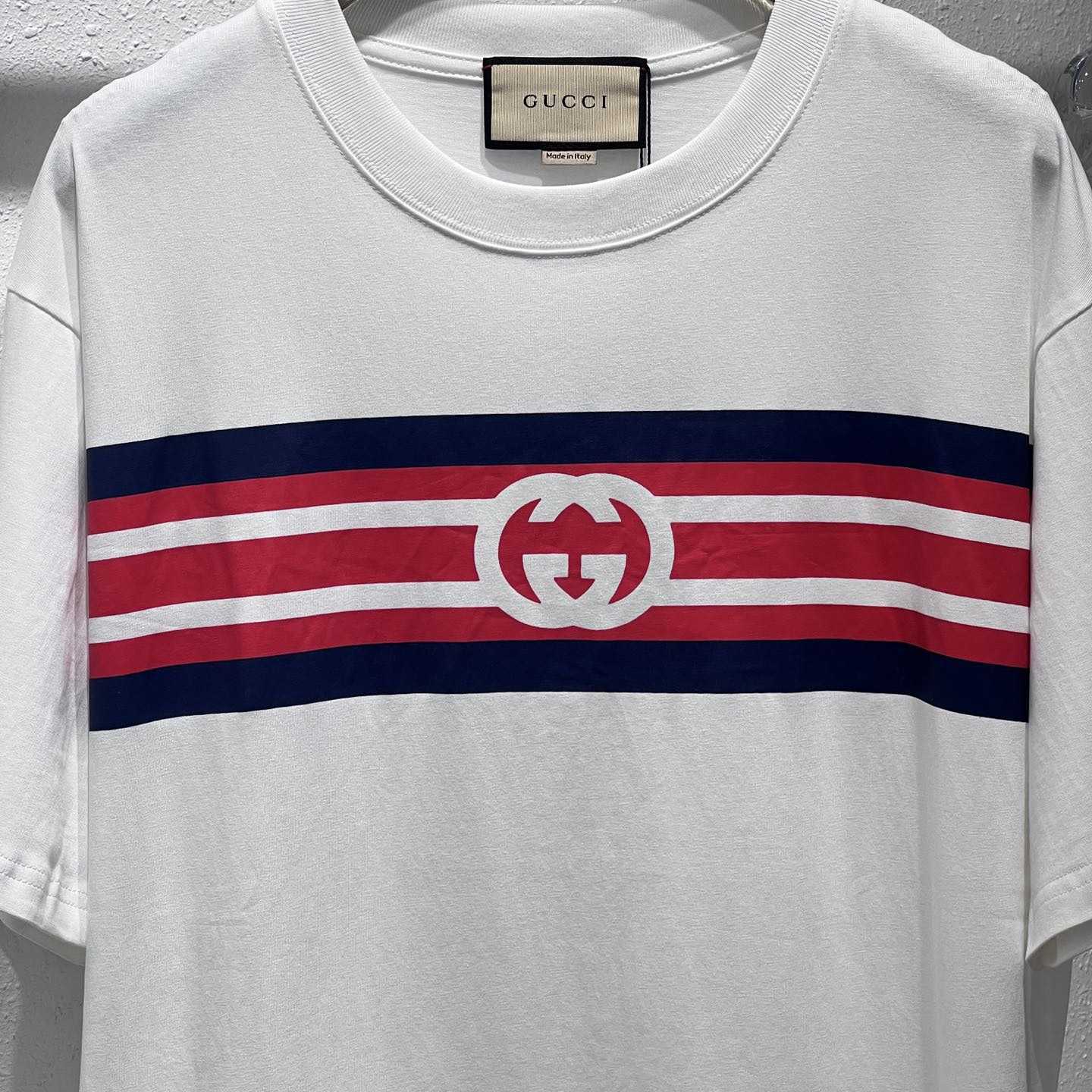Gucci Cotton Jersey T-shirt  - FashionPlug