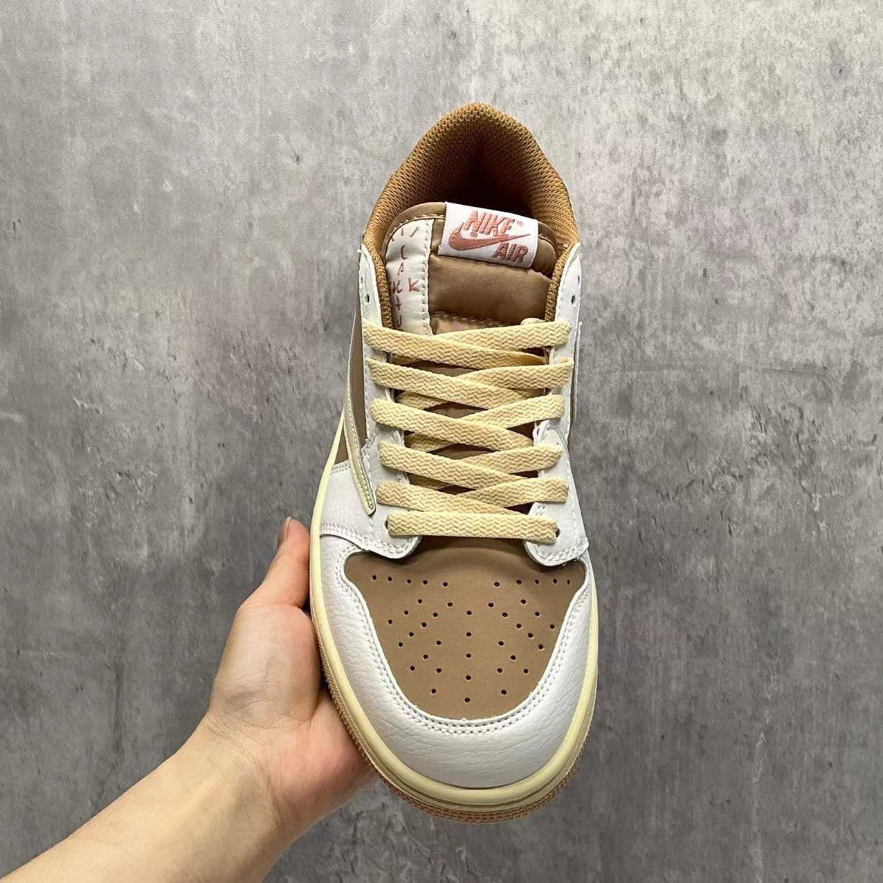 Travis Scott X Jordan 1 Low OG Sneaker   DM7866-106 - FashionPlug