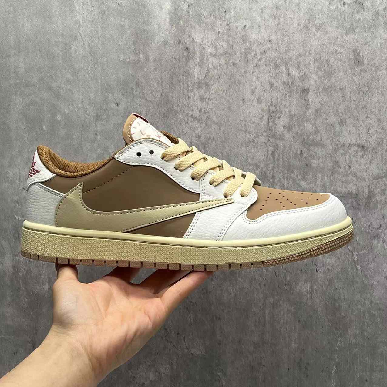 Travis Scott X Jordan 1 Low OG Sneaker   DM7866-106 - FashionPlug