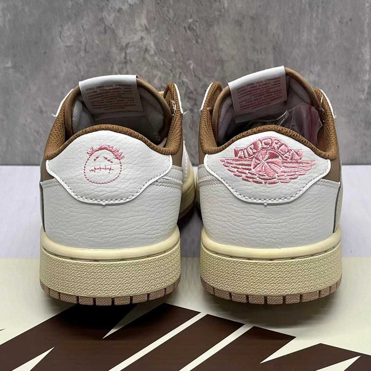 Travis Scott X Jordan 1 Low OG Sneaker   DM7866-106 - FashionPlug