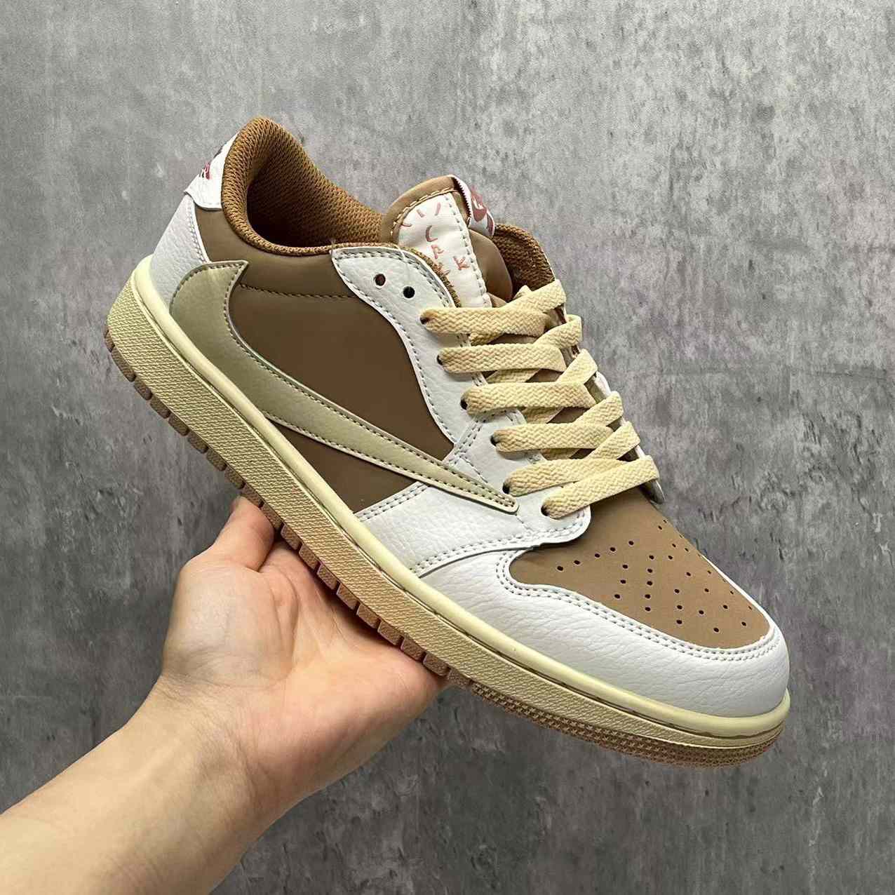 Travis Scott X Jordan 1 Low OG Sneaker   DM7866-106 - FashionPlug