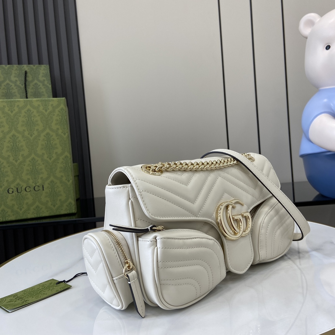 Gucci GG Marmont Small Multi-pocket Bag - FashionPlug