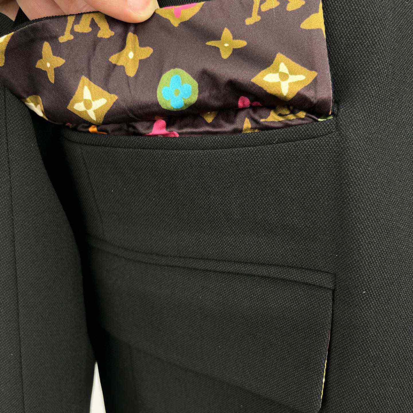 Louis Vuitton Embroidered Signature Wool Tailored Jacket   1AFRD1 - FashionPlug