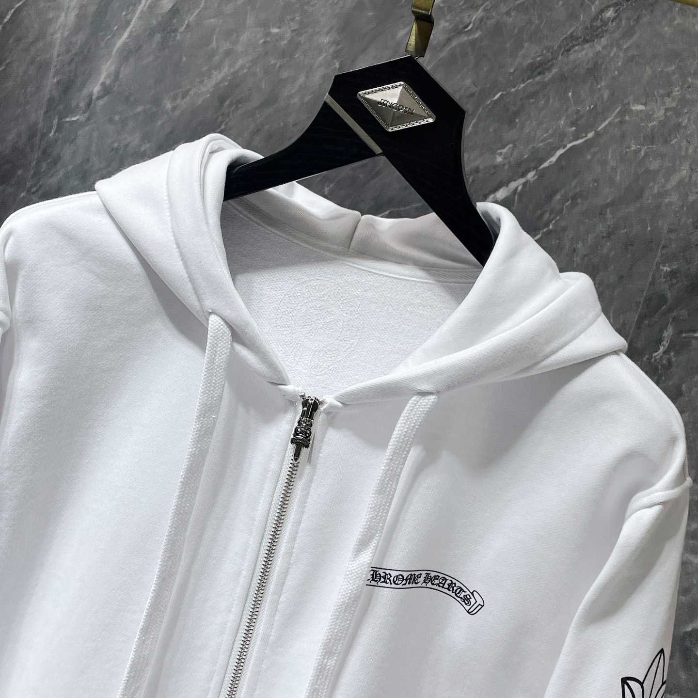 Chrome Hearts Zip Up Hoodie  - FashionPlug