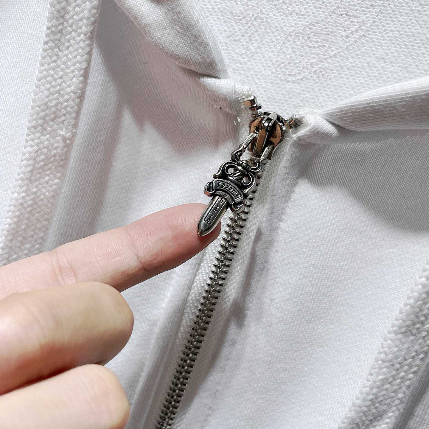 Chrome Hearts Zip Up Hoodie  - FashionPlug
