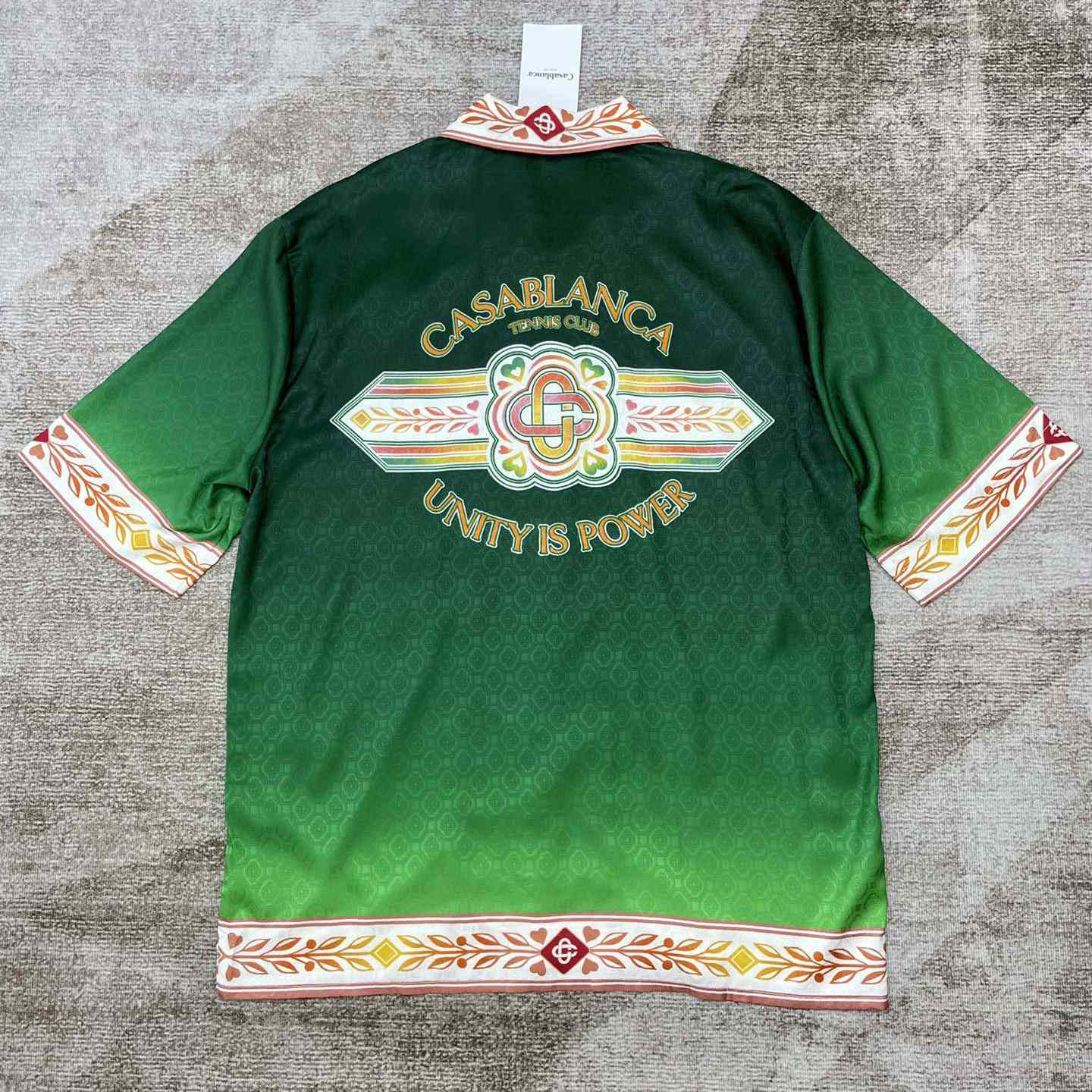 Casablanca Unity is Power Shirt In Silk   CA3474 - FashionPlug