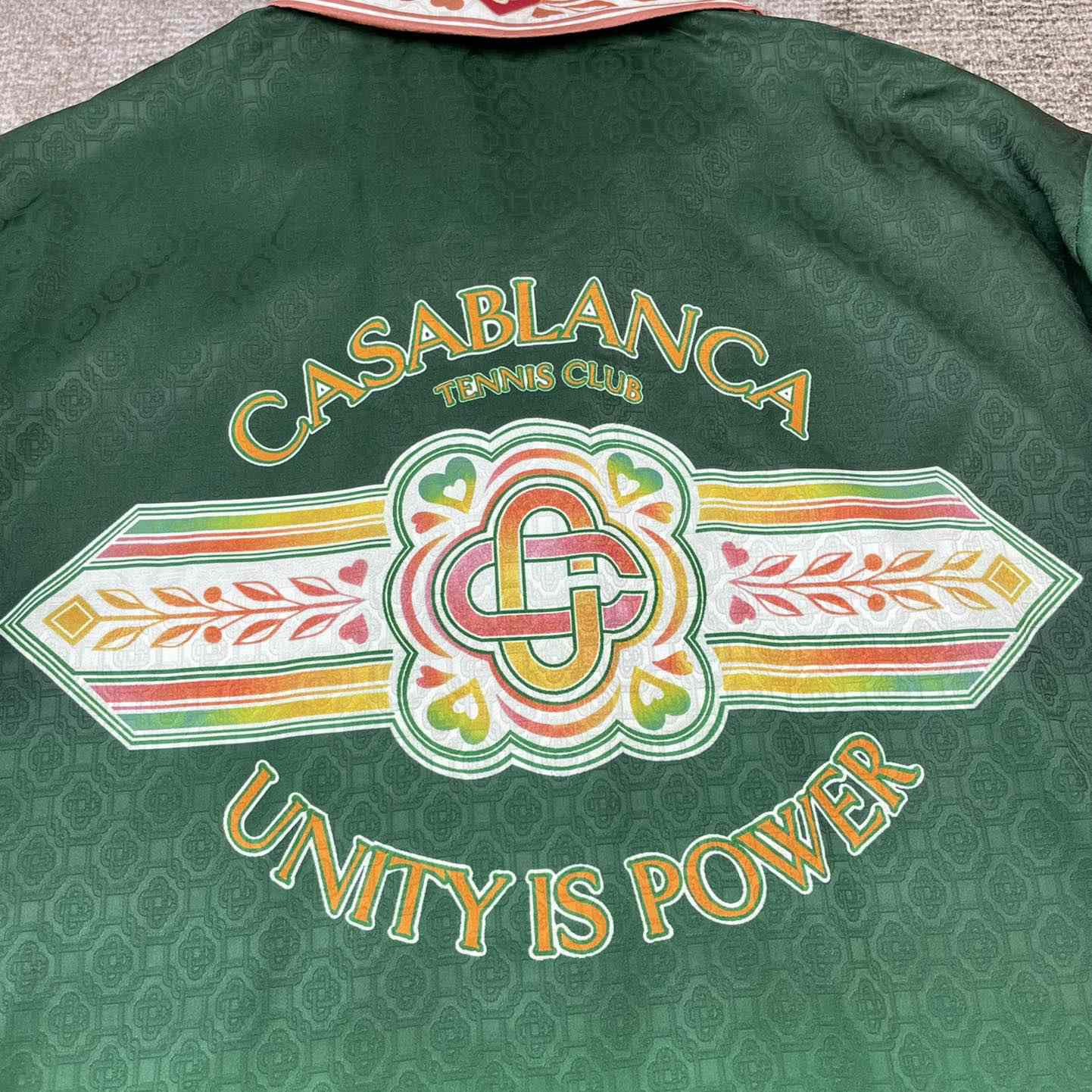 Casablanca Unity is Power Shirt In Silk   CA3474 - FashionPlug