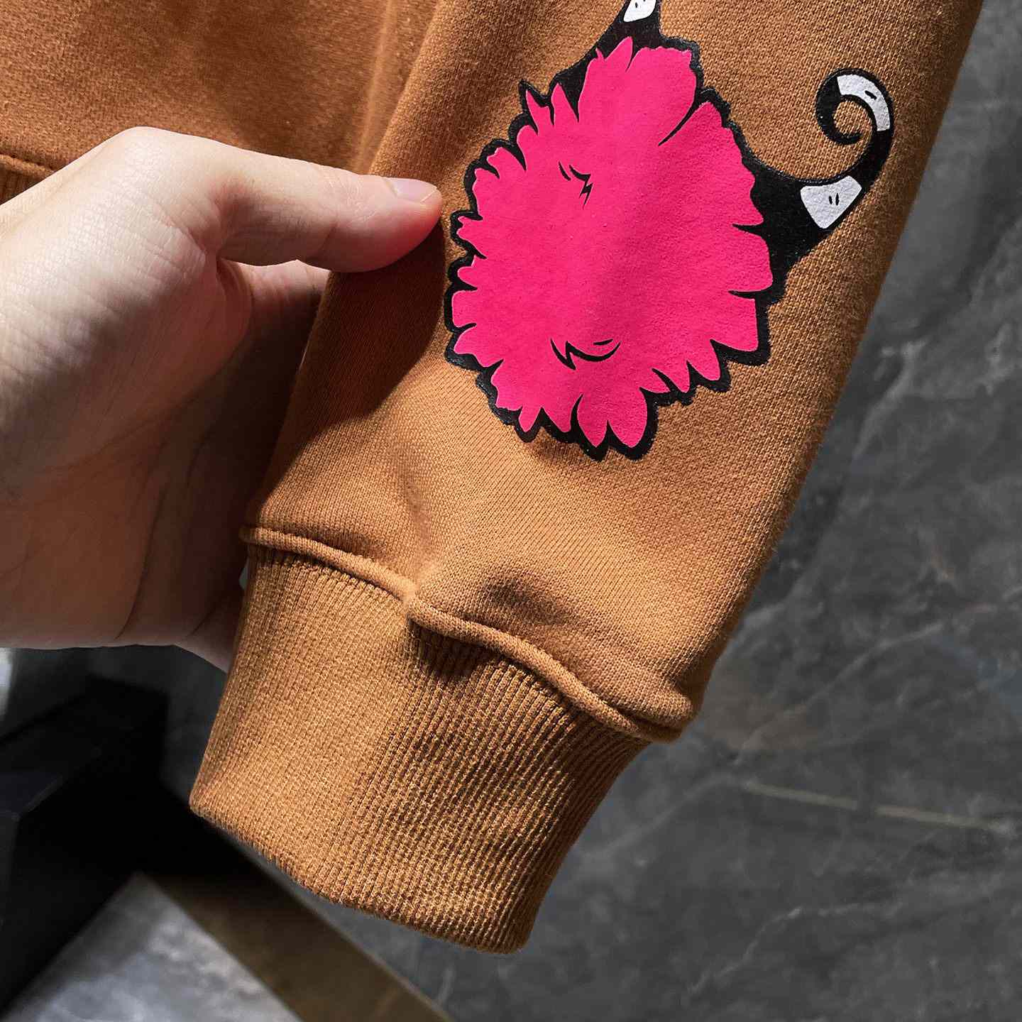 Chrome Hearts x Matty Boy Brown & Pink 'Structure' Hoodie - FashionPlug