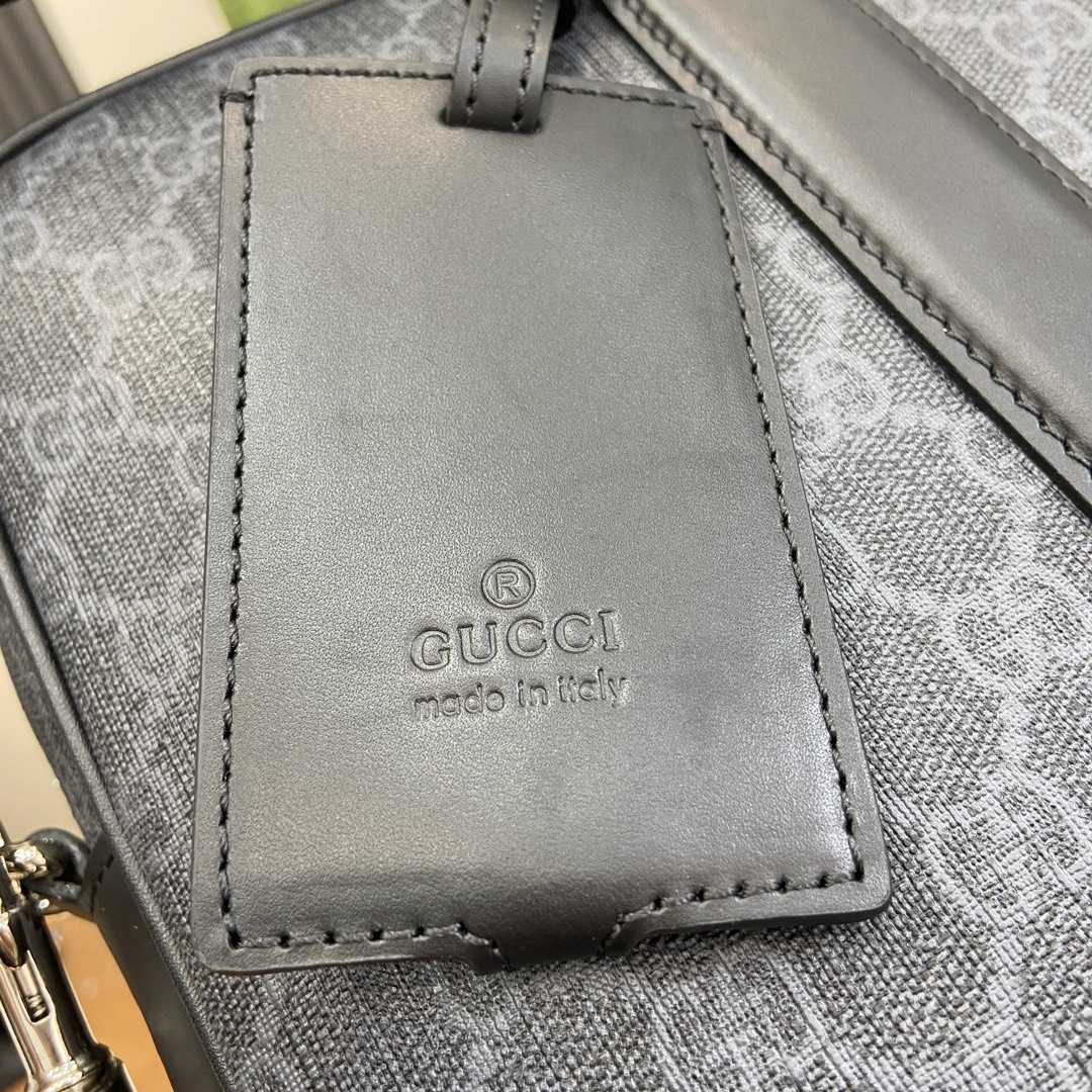 Gucci GG Briefcase With Shoulder Strap - FashionPlug