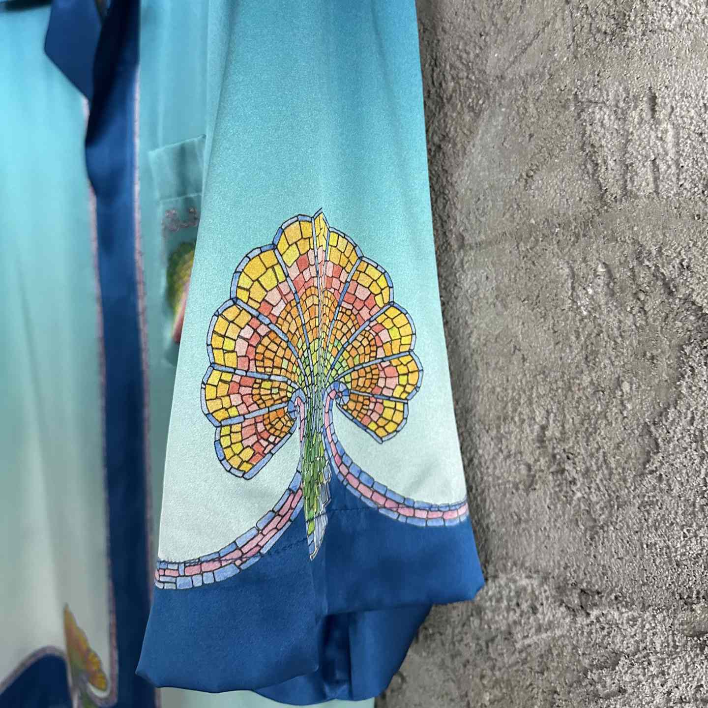 Casablanca Ombré Print Short-Sleeve Shirt - FashionPlug