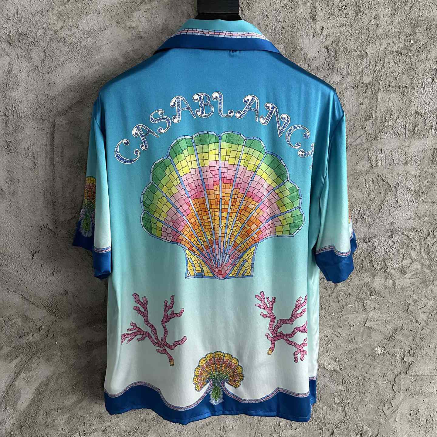 Casablanca Ombré Print Short-Sleeve Shirt - FashionPlug