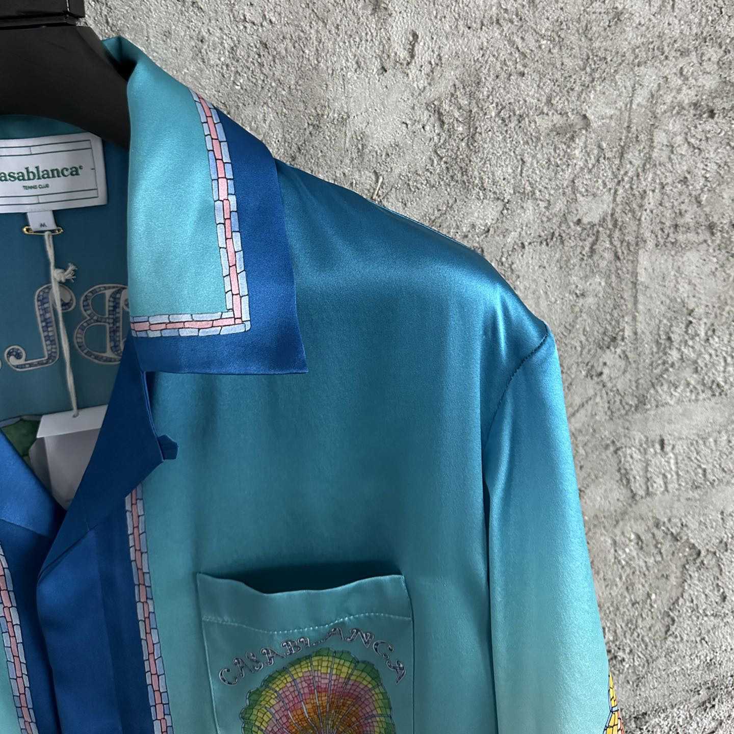 Casablanca Ombré Print Short-Sleeve Shirt - FashionPlug