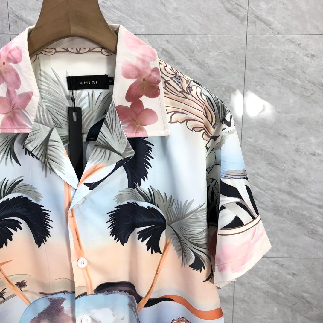 Amiri Cherub Silk Shirt - FashionPlug