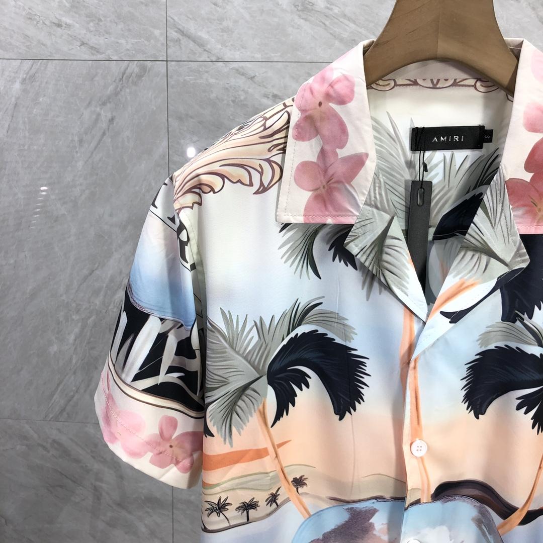 Amiri Cherub Silk Shirt - FashionPlug