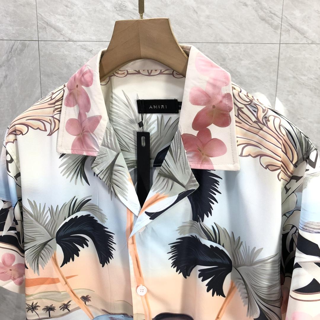Amiri Cherub Silk Shirt - FashionPlug