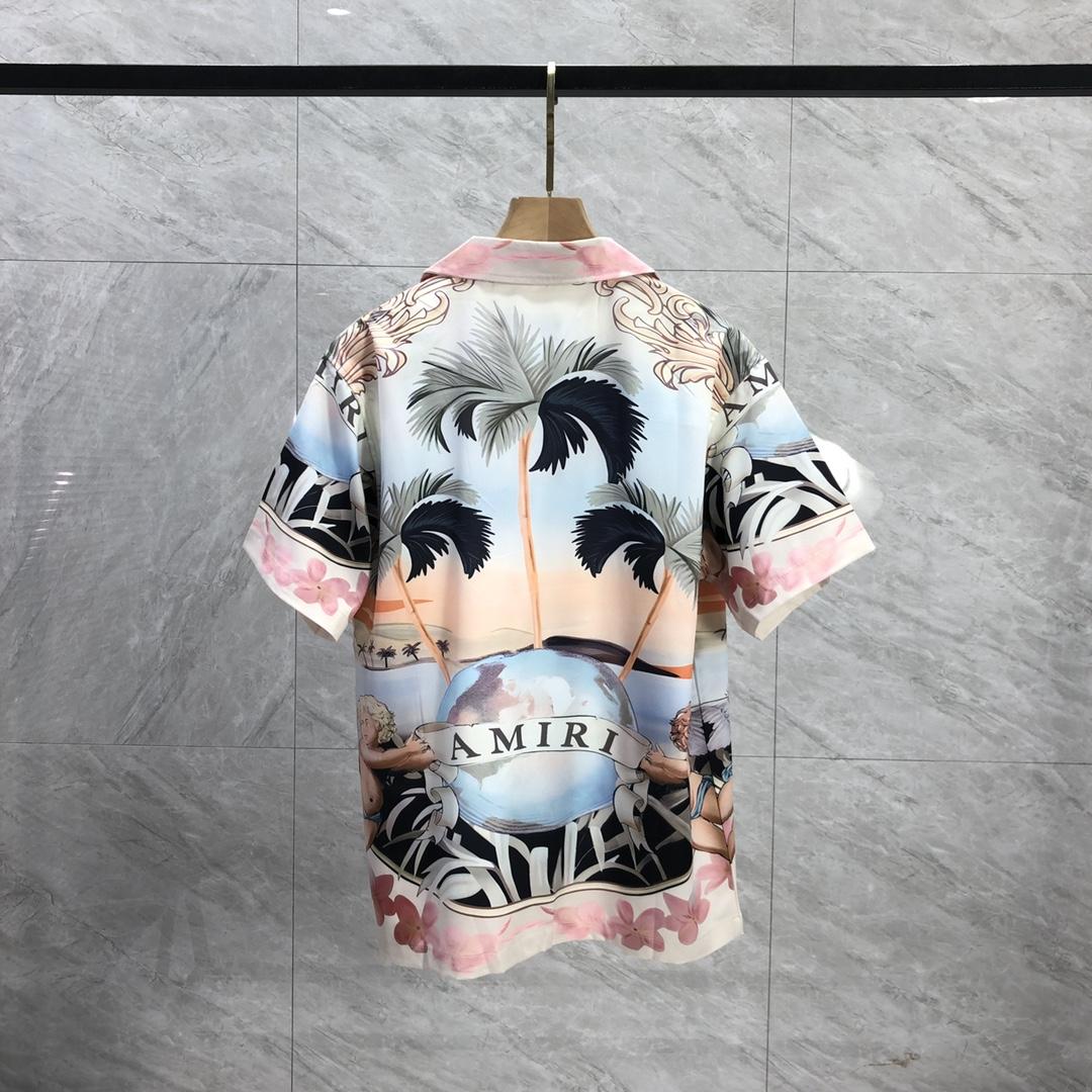 Amiri Cherub Silk Shirt - FashionPlug